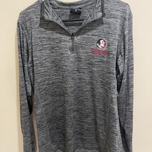 FSU dri-fit quarter zip